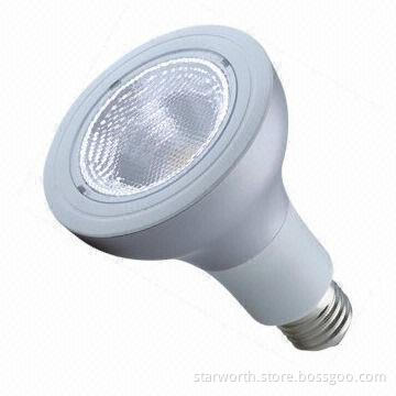 LED Light, Par38, 16W Power, 80Ra CRI, 2,700 to 5,700K CCT, 80lm/W, CB-/CE-/RoHS-marked